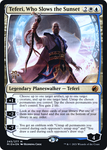 Teferi, Who Slows the Sunset [Innistrad: Midnight Hunt Prerelease Promos] - The Mythic Store | 24h Order Processing