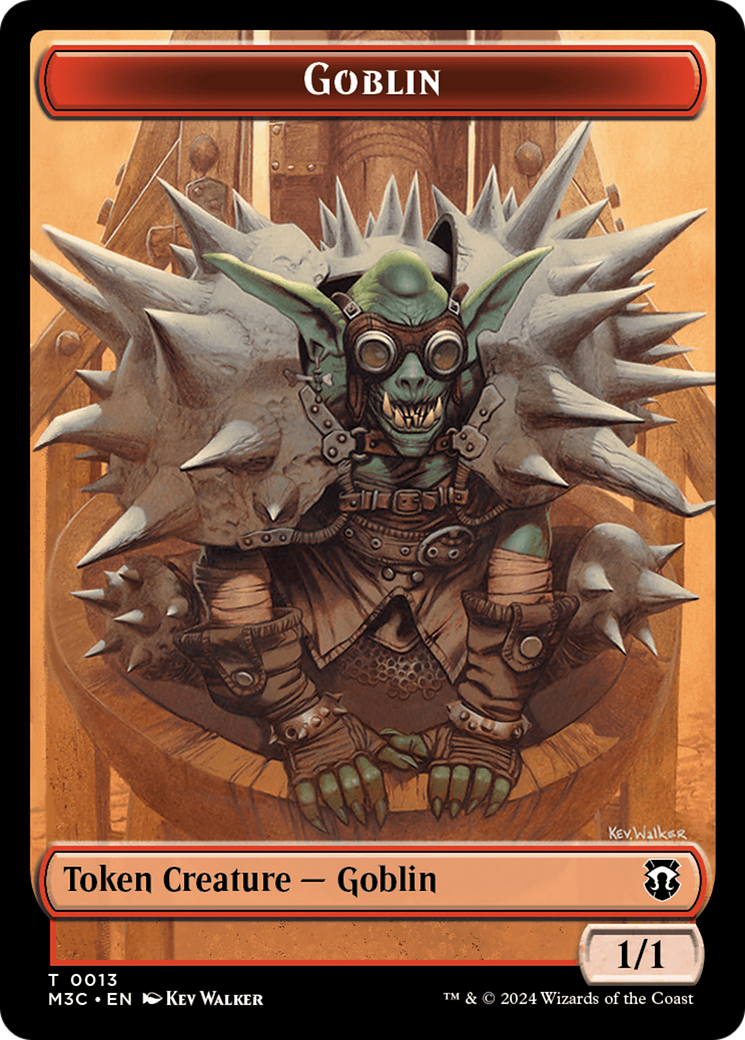 Tarmogoyf // Goblin Double-Sided Token [Modern Horizons 3 Commander Tokens] - The Mythic Store | 24h Order Processing