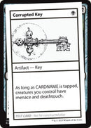 Corrupted Key (2021 Edition) [Mystery Booster Playtest Cards] - The Mythic Store | 24h Order Processing