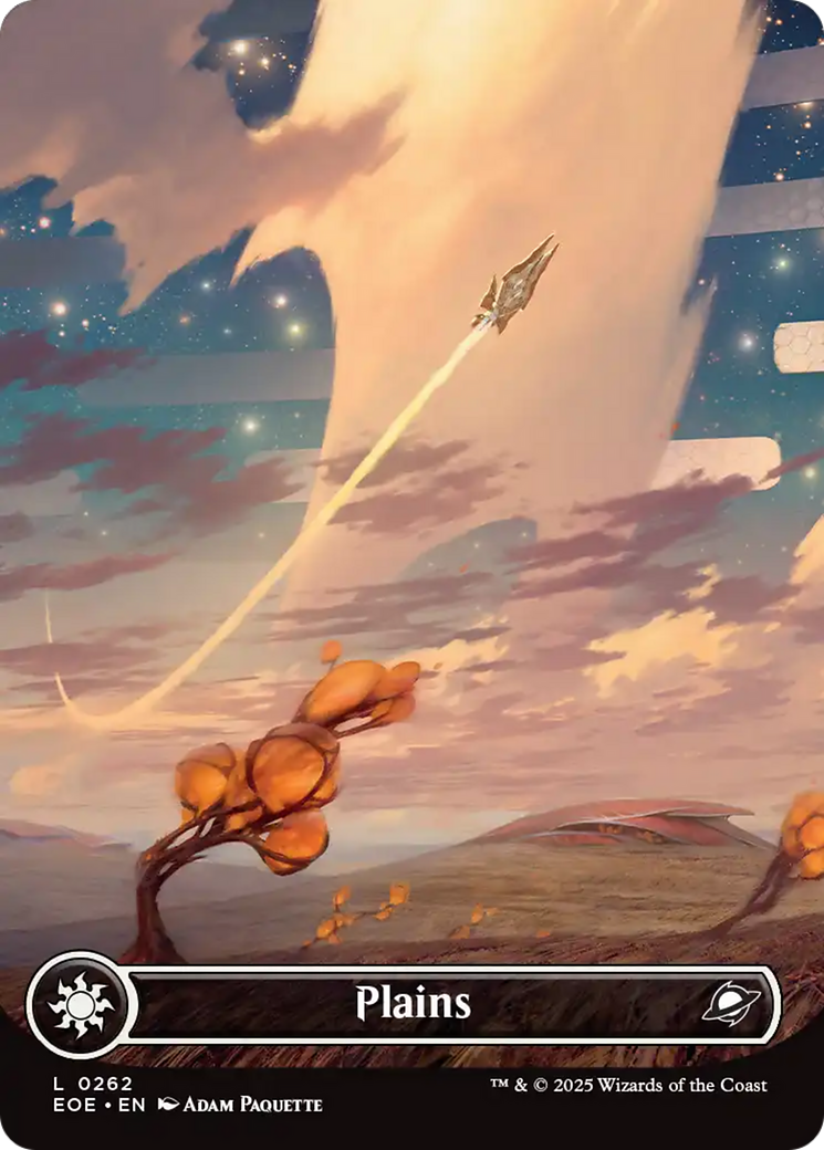 Plains (0262) (Borderless) [Edge of Eternities] - The Mythic Store | 24h Order Processing