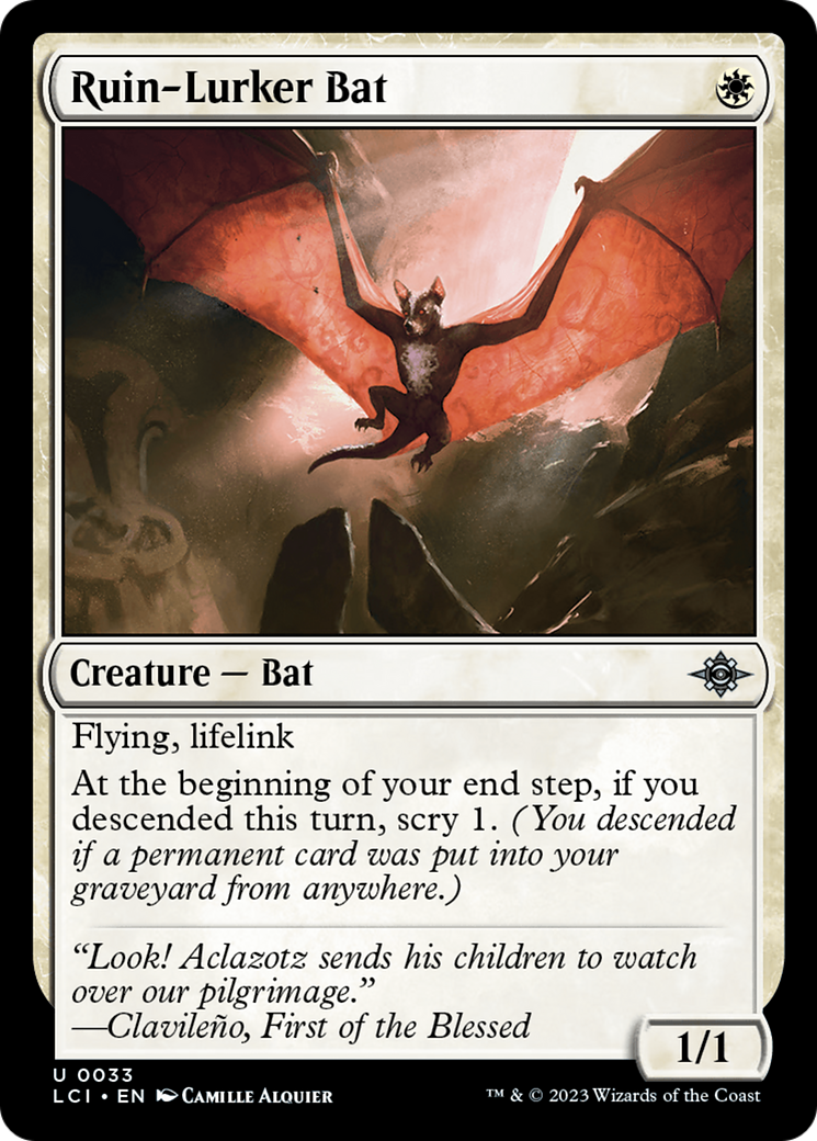 Ruin-Lurker Bat [The Lost Caverns of Ixalan] - The Mythic Store | 24h Order Processing