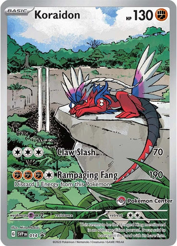 Koraidon (014) (Pokemon Center Exclusive) [Scarlet & Violet: Black Star Promos] - The Mythic Store | 24h Order Processing