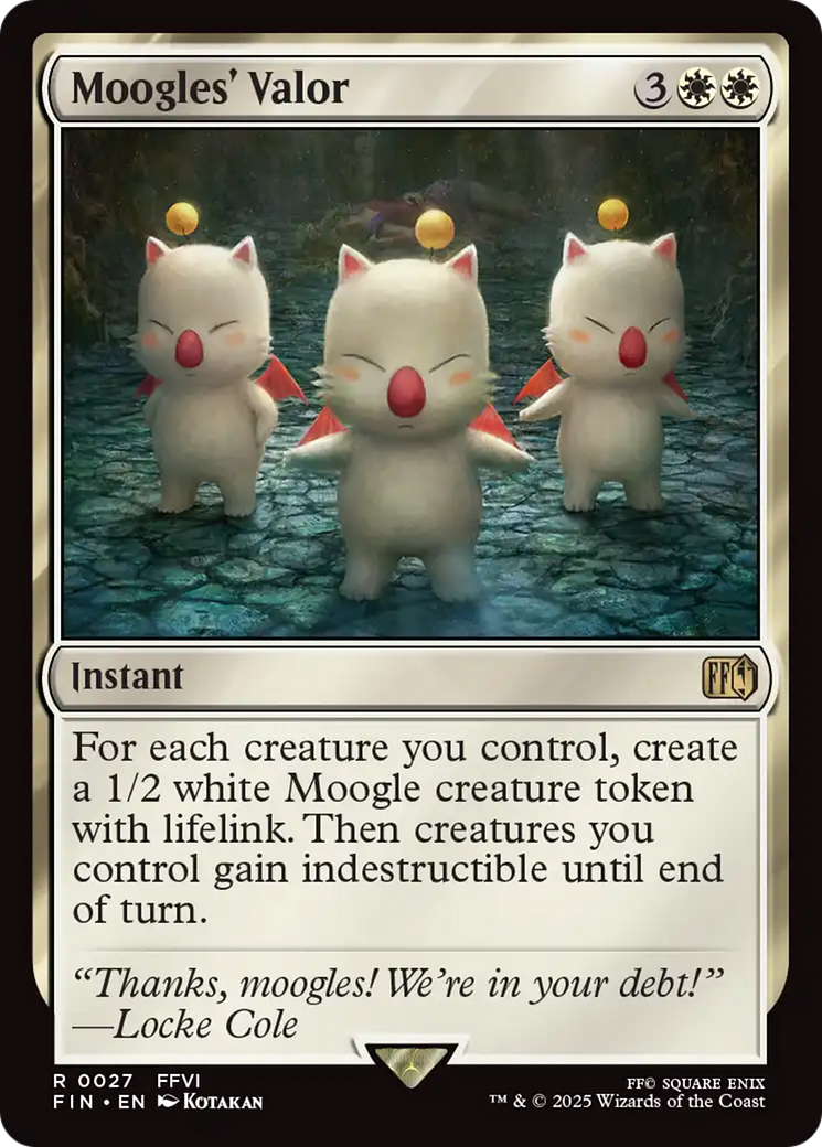 Moogles' Valor [FINAL FANTASY] - The Mythic Store | 24h Order Processing