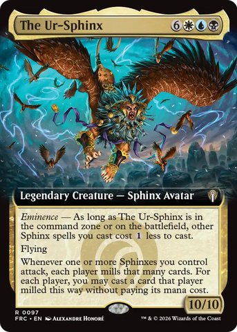 The Ur-Sphinx (Extended Art) [Reality Fracture Commander] - The Mythic Store | 24h Order Processing