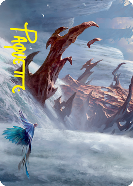 Island Art Card (Gold-Stamped Signature) [Strixhaven: School of Mages Art Series] - The Mythic Store | 24h Order Processing