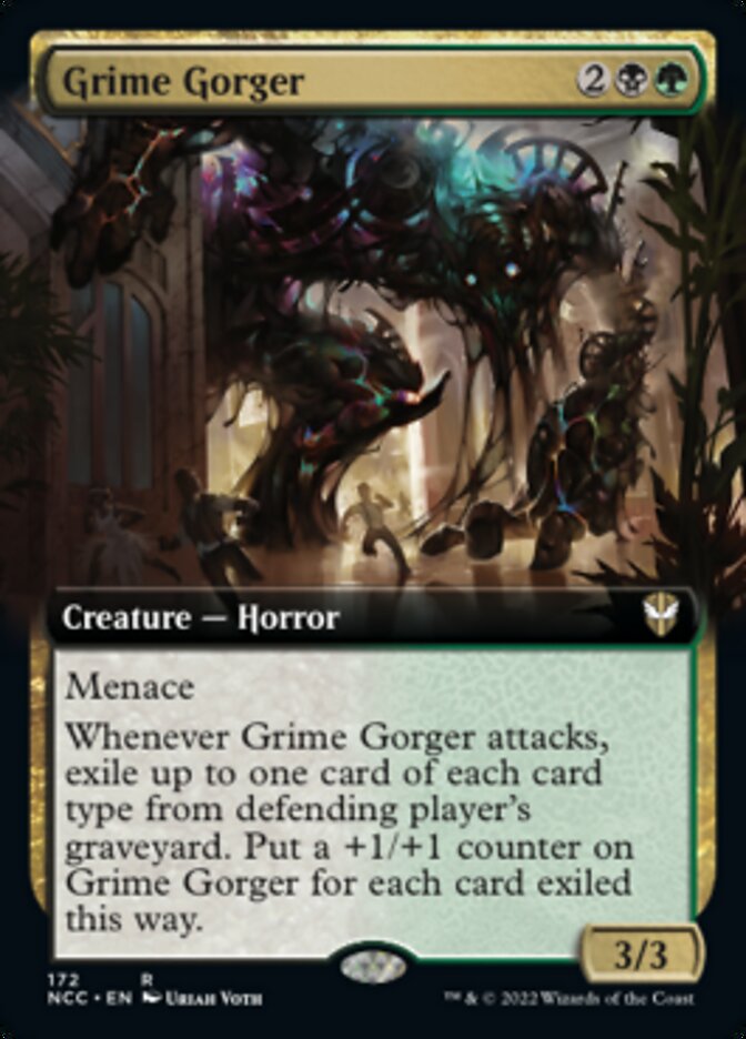 Grime Gorger (Extended Art) [Streets of New Capenna Commander] - The Mythic Store | 24h Order Processing