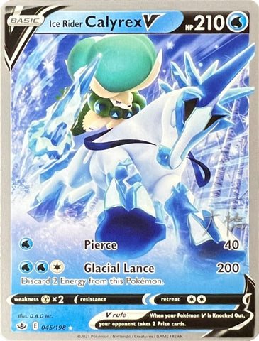 Ice Rider Calyrex V (045/198) (Ice Rider Palkia - Rikuto Ohashi) [World Championships 2022] - The Mythic Store | 24h Order Processing