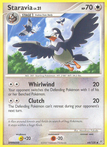 Staravia (64/130) [Diamond & Pearl: Base Set] - The Mythic Store | 24h Order Processing