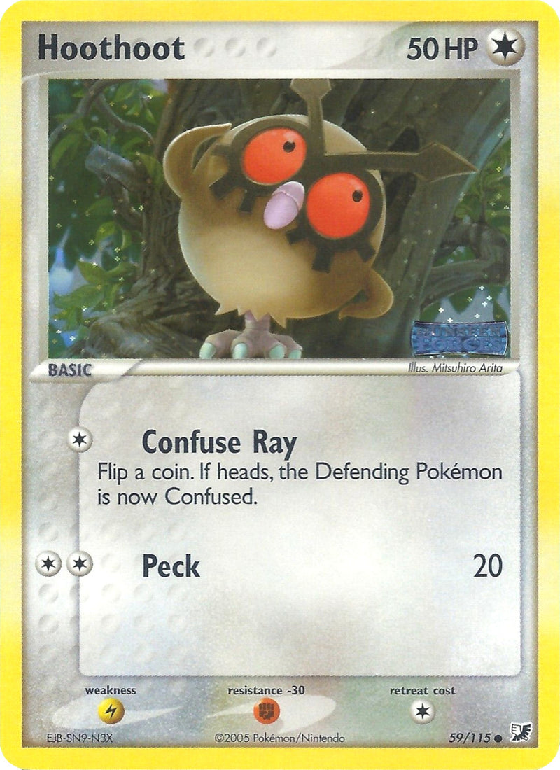 Hoothoot (59/115) (Stamped) [EX: Unseen Forces] - The Mythic Store | 24h Order Processing
