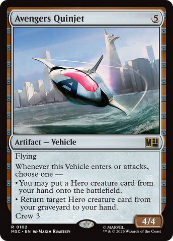 Avengers Quinjet [Marvel Super Heroes Commander] - The Mythic Store | 24h Order Processing
