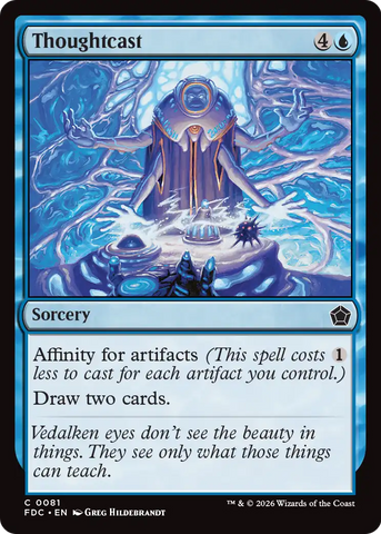 Thoughtcast [Foundations Commander] - The Mythic Store | 24h Order Processing