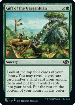 Gift of the Gargantuan [Jumpstart 2022] - The Mythic Store | 24h Order Processing