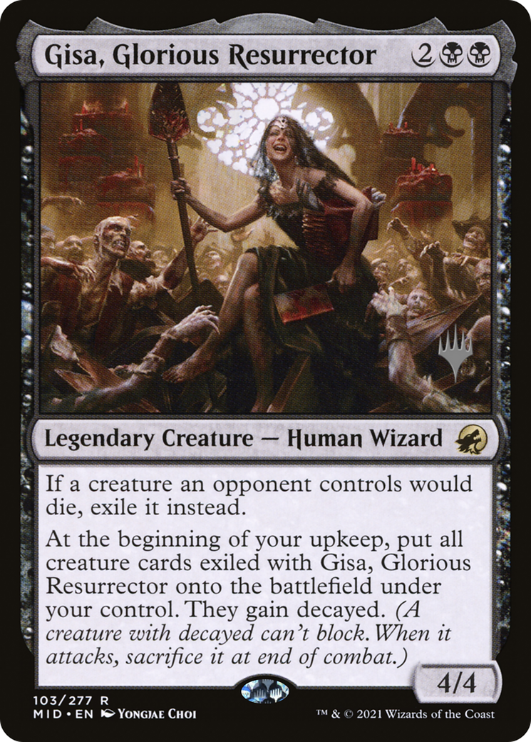 Gisa, Glorious Resurrector (Promo Pack) [Innistrad: Midnight Hunt Promos] - The Mythic Store | 24h Order Processing