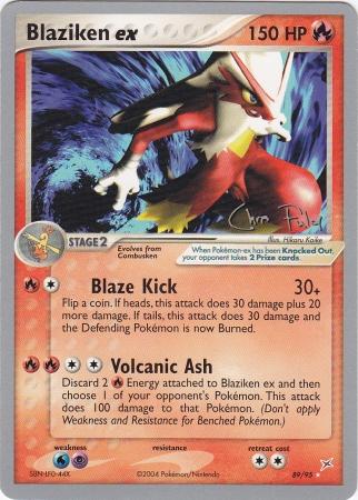 Blaziken ex (89/95) (Blaziken Tech - Chris Fulop) [World Championships 2004] - The Mythic Store | 24h Order Processing