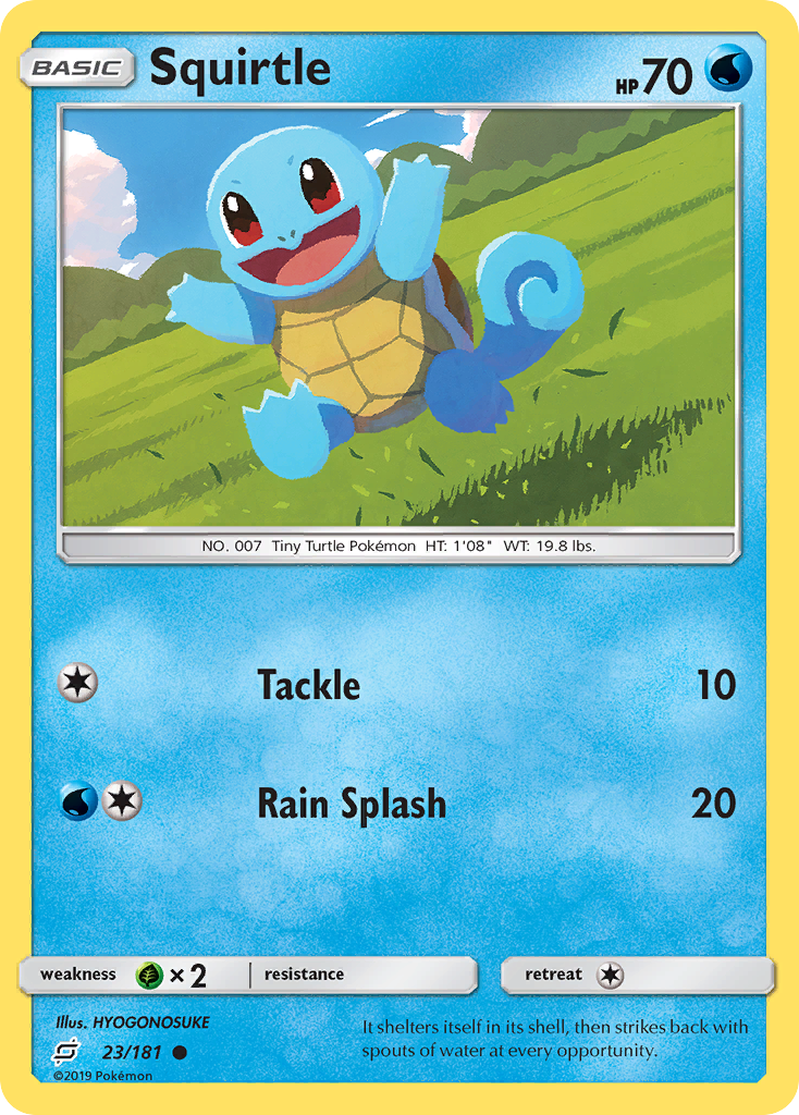 Squirtle (23/181) [Sun & Moon: Team Up] - The Mythic Store | 24h Order Processing