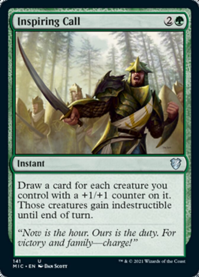 Inspiring Call [Innistrad: Midnight Hunt Commander] - The Mythic Store | 24h Order Processing