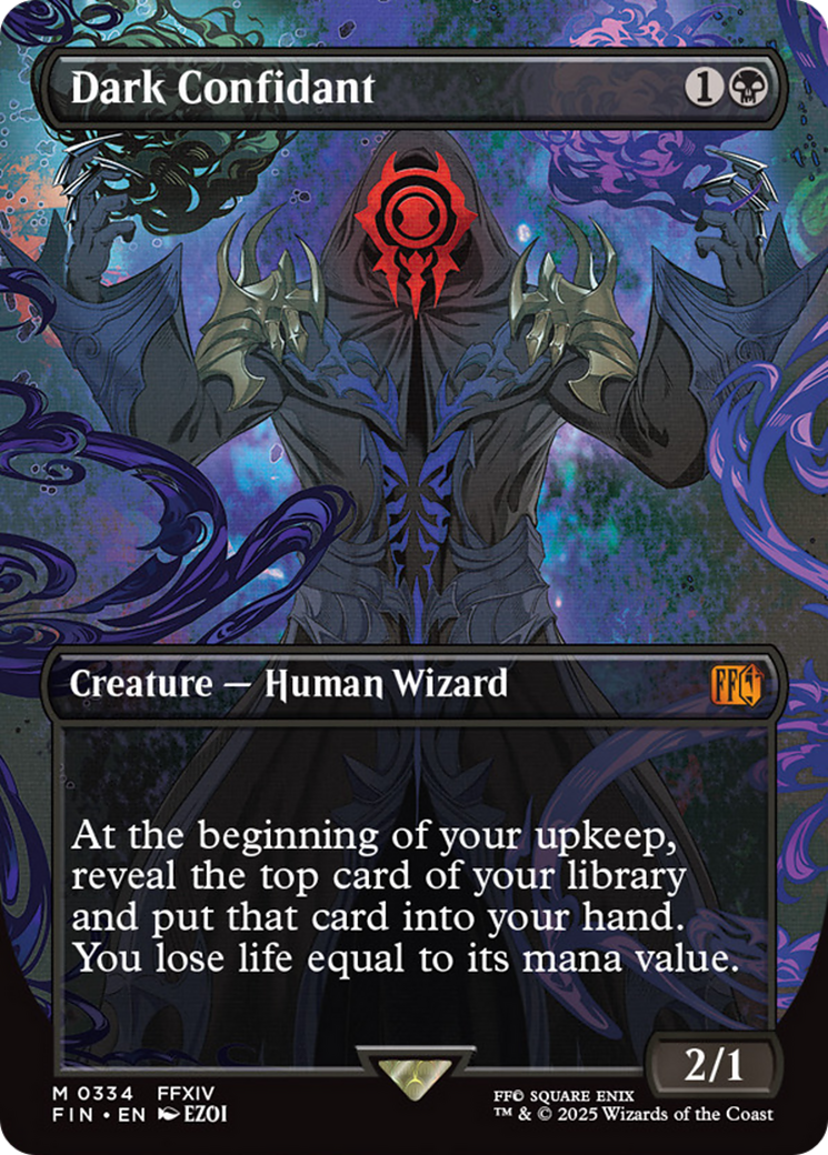 Dark Confidant (Borderless) [FINAL FANTASY] - The Mythic Store | 24h Order Processing