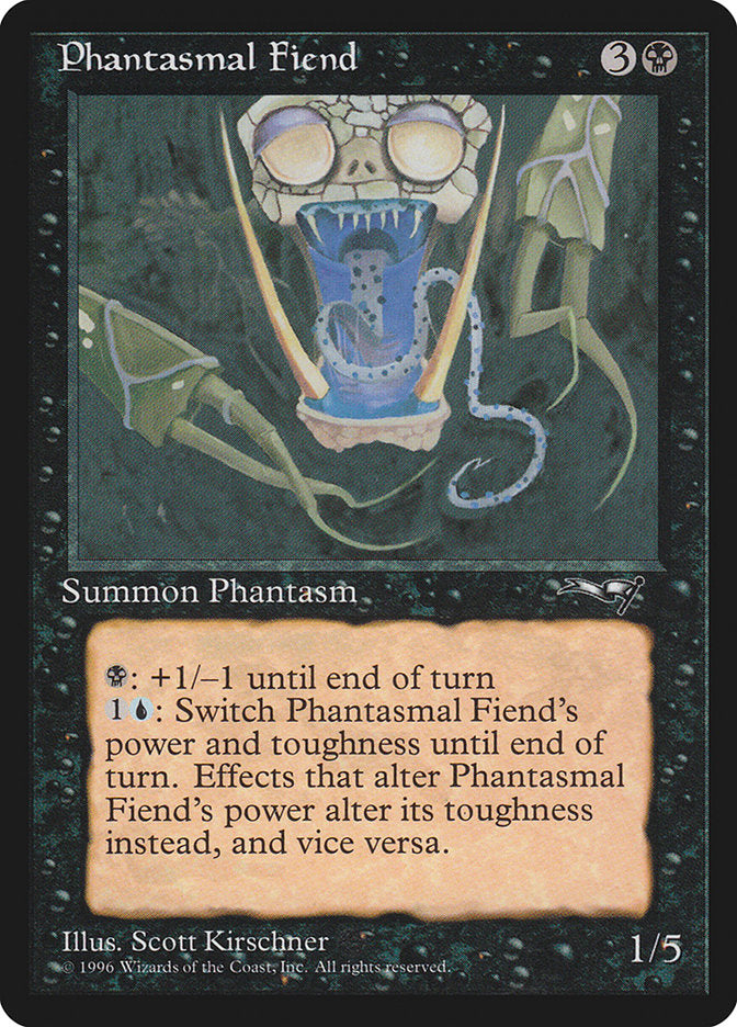 Phantasmal Fiend (Dark Green Background) [Alliances] - The Mythic Store | 24h Order Processing