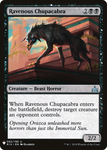 Ravenous Chupacabra [Mystery Booster] - The Mythic Store | 24h Order Processing