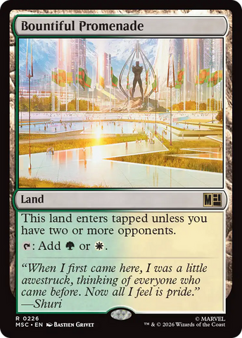 Bountiful Promenade (Surge Foil) [Marvel Super Heroes Commander] - The Mythic Store | 24h Order Processing