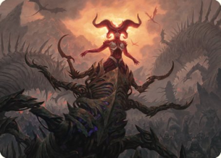 Sheoldred, the Apocalypse Art Card [Dominaria United Art Series] - The Mythic Store | 24h Order Processing