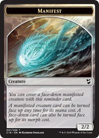 Manifest // Angel Double-Sided Token [Commander 2018 Tokens] - The Mythic Store | 24h Order Processing