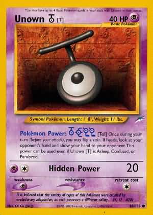 Unown [T] (88/105) [Neo Destiny Unlimited] - The Mythic Store | 24h Order Processing