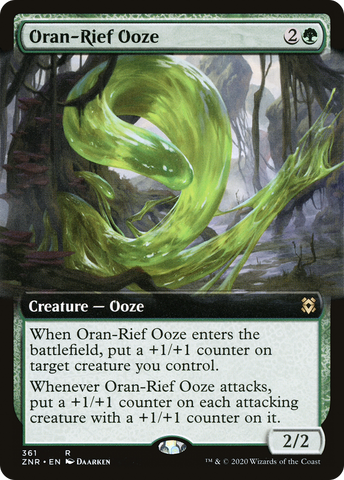 Oran-Rief Ooze (Extended Art) [Zendikar Rising] - The Mythic Store | 24h Order Processing