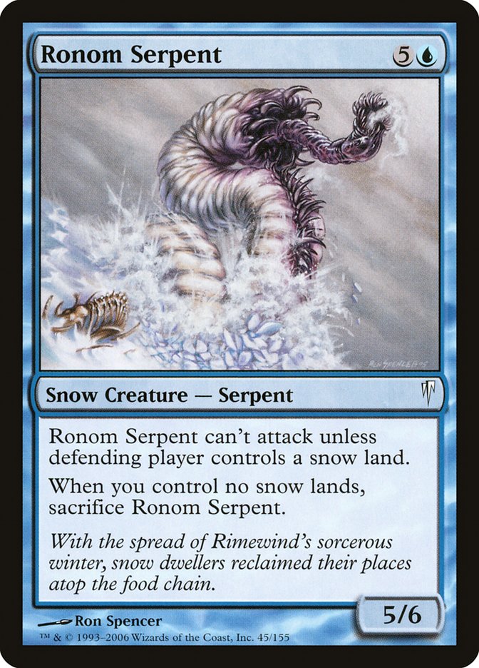 Ronom Serpent [Coldsnap] - The Mythic Store | 24h Order Processing