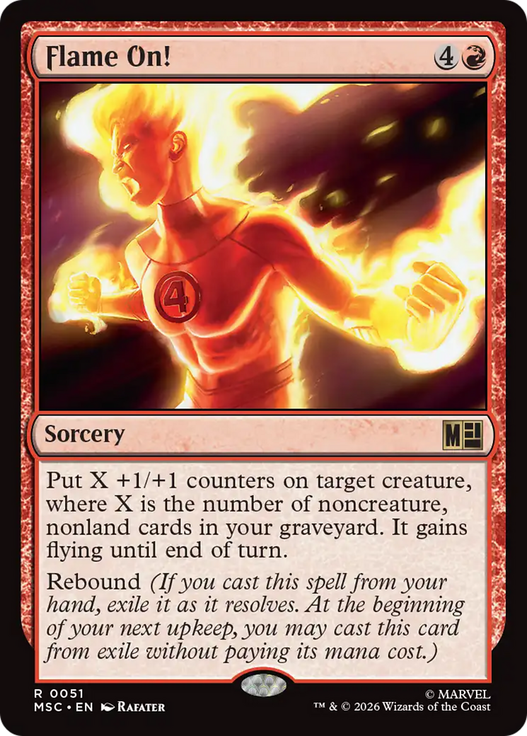 Flame On! (Surge Foil) [Marvel Super Heroes Commander] - The Mythic Store | 24h Order Processing