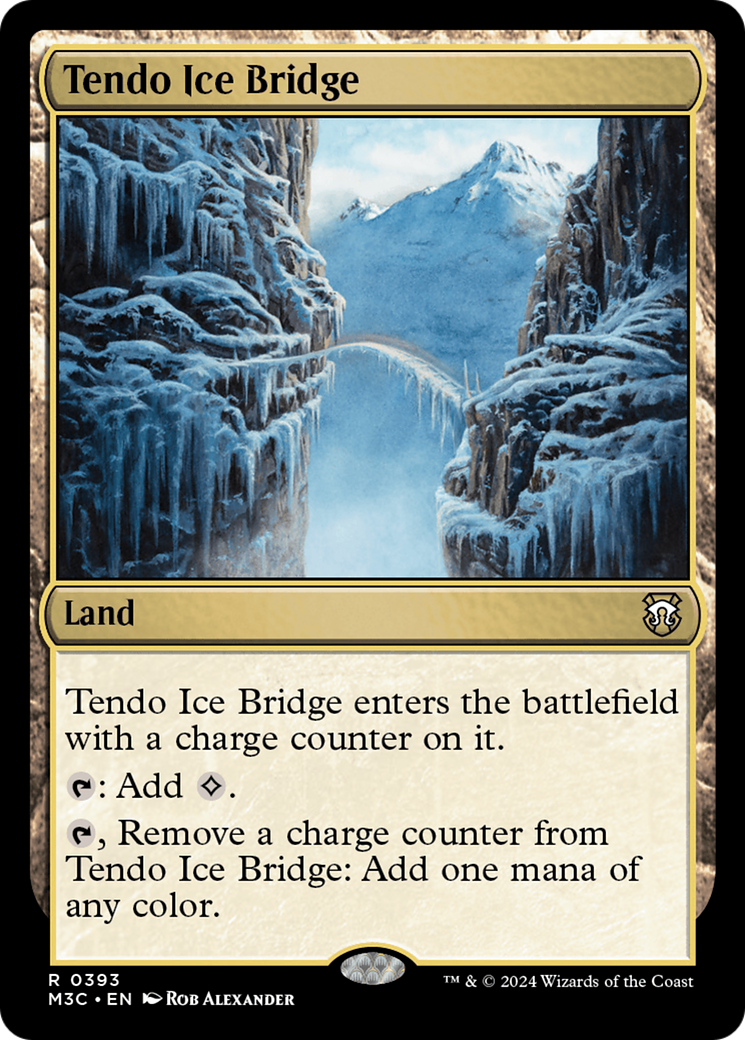 Tendo Ice Bridge (Ripple Foil) [Modern Horizons 3 Commander] - The Mythic Store | 24h Order Processing