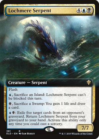 Lochmere Serpent (Extended Art) [Throne of Eldraine] - The Mythic Store | 24h Order Processing