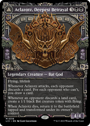 Aclazotz, Deepest Betrayal // Temple of the Dead (Showcase) [The Lost Caverns of Ixalan] - The Mythic Store | 24h Order Processing