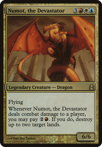 Numot, the Devastator (Oversized) [Commander 2011 Oversized] - The Mythic Store | 24h Order Processing