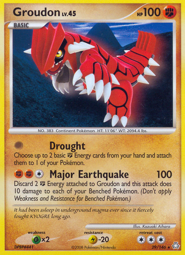 Groudon (29/146) [Diamond & Pearl: Legends Awakened] - The Mythic Store | 24h Order Processing