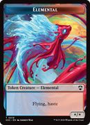 Dragon Illusion // Elemental (0019) Double-Sided Token [Secrets of Strixhaven Commander Tokens] - The Mythic Store | 24h Order Processing
