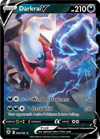 Darkrai V (098/189) [Sword & Shield: Astral Radiance] - The Mythic Store | 24h Order Processing