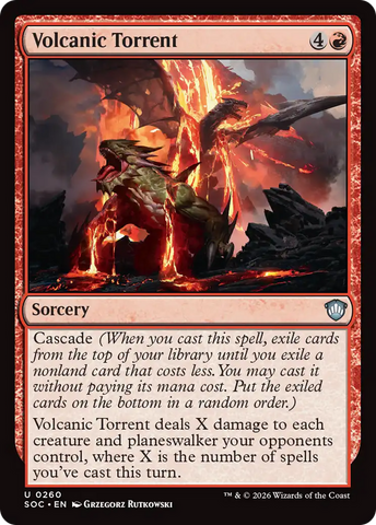 Volcanic Torrent [Secrets of Strixhaven Commander] - The Mythic Store | 24h Order Processing
