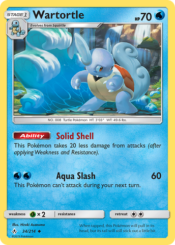 Wartortle (34/214) [Sun & Moon: Unbroken Bonds] - The Mythic Store | 24h Order Processing