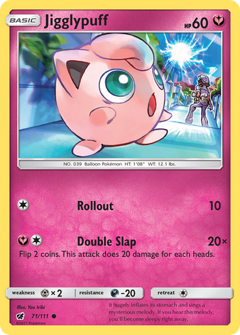 Jigglypuff (71/111) [Sun & Moon: Crimson Invasion] - The Mythic Store | 24h Order Processing