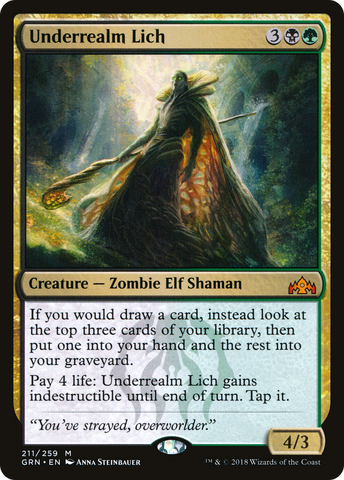 Underrealm Lich [Guilds of Ravnica] - The Mythic Store | 24h Order Processing