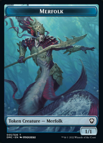 Merfolk Token [Dominaria United Commander Tokens] - The Mythic Store | 24h Order Processing