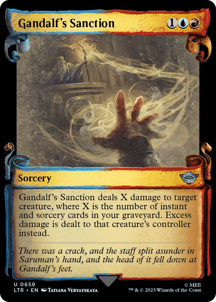 Gandalf's Sanction [The Lord of the Rings: Tales of Middle-Earth Showcase Scrolls] - The Mythic Store | 24h Order Processing