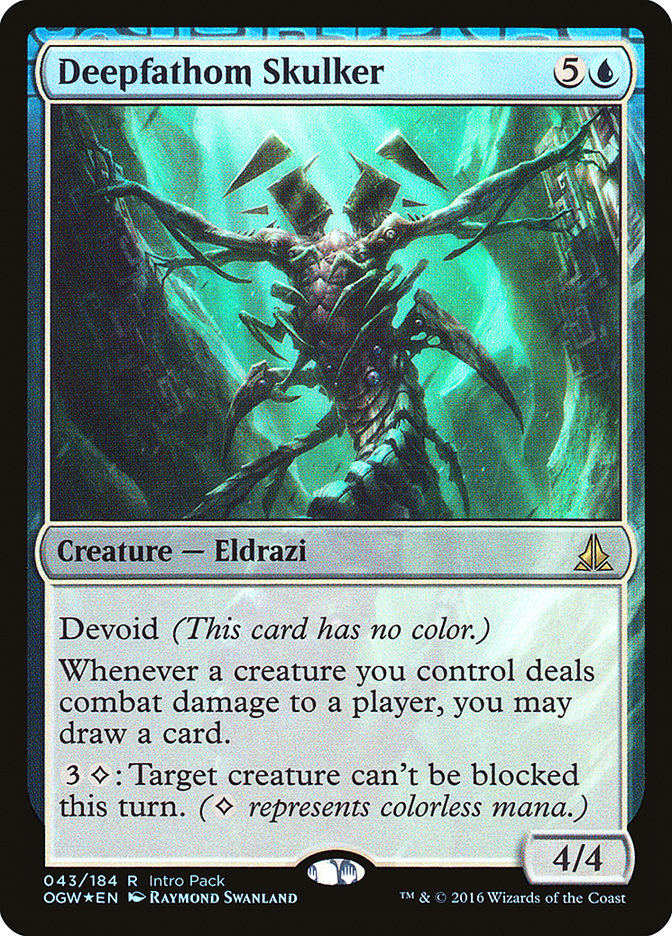 Deepfathom Skulker (Intro Pack) [Oath of the Gatewatch Promos] - The Mythic Store | 24h Order Processing