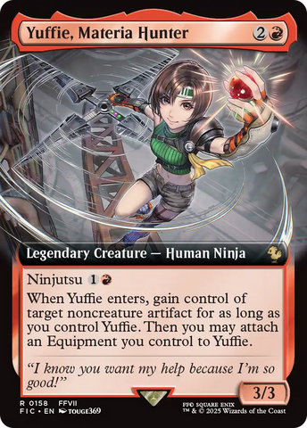 Yuffie, Materia Hunter (Extended Art) [FINAL FANTASY Commander] - The Mythic Store | 24h Order Processing