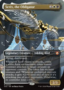 Scriv, the Obligator (Borderless) [Secrets of Strixhaven Commander] - The Mythic Store | 24h Order Processing