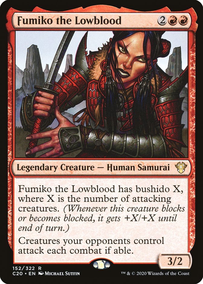 Fumiko the Lowblood [Commander 2020] - The Mythic Store | 24h Order Processing