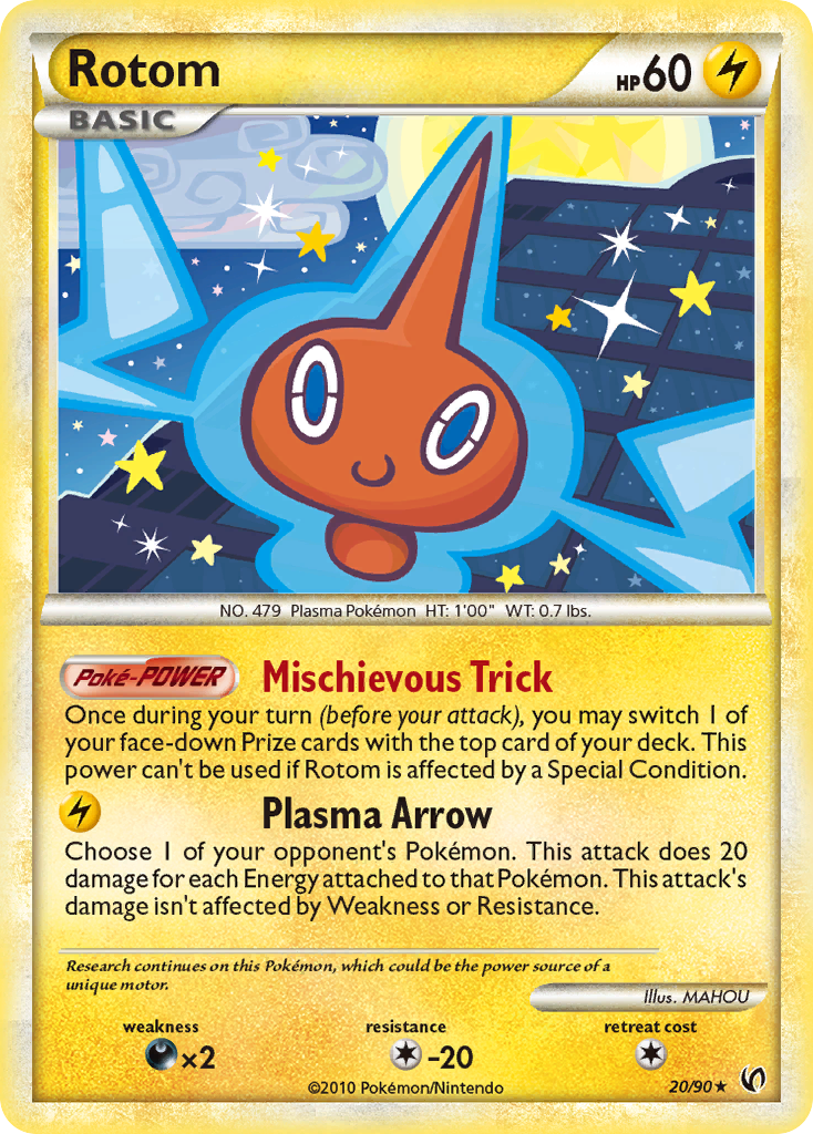 Rotom (20/90) [HeartGold & SoulSilver: Undaunted] - The Mythic Store | 24h Order Processing