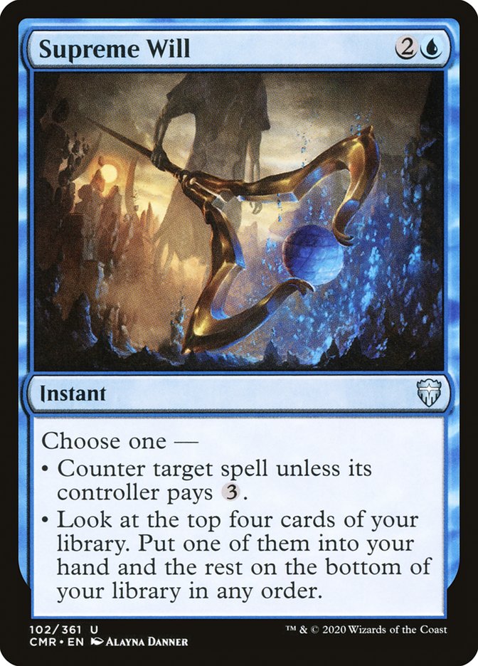 Supreme Will [Commander Legends] - The Mythic Store | 24h Order Processing