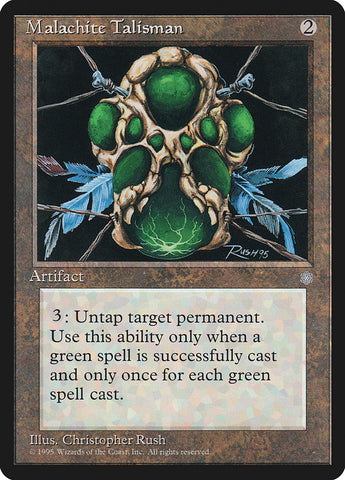Malachite Talisman [Ice Age] - The Mythic Store | 24h Order Processing